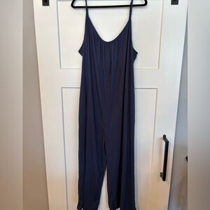 Dokotoo Womens Loose Stretchy plus size adjustable spaghetti strap Jumpsuit 3XL